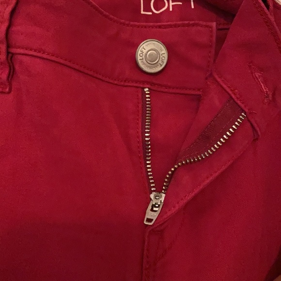 Pink Curvy Straight Pant LOFT - Picture 4 of 9